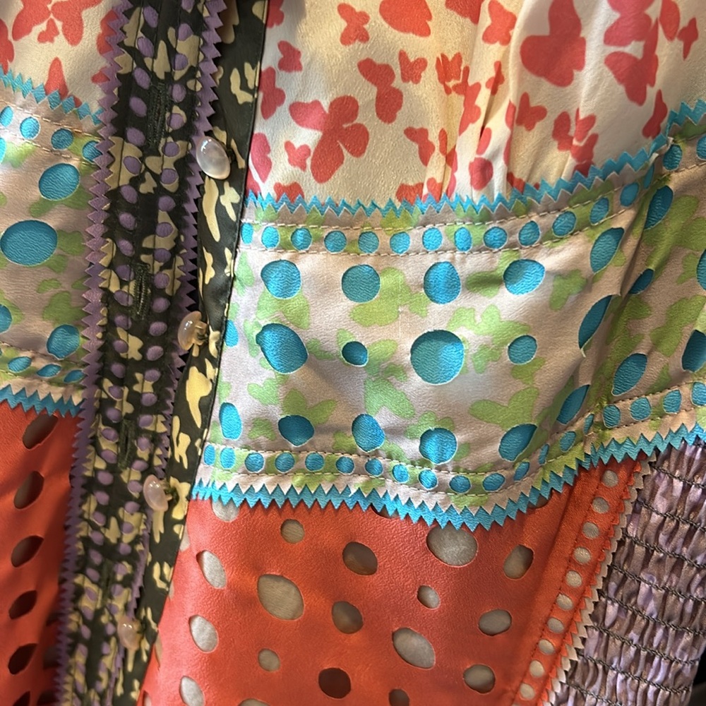 Uniquely styled, fitted dress